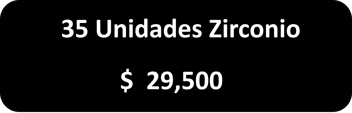 35 Unidades Zirconio